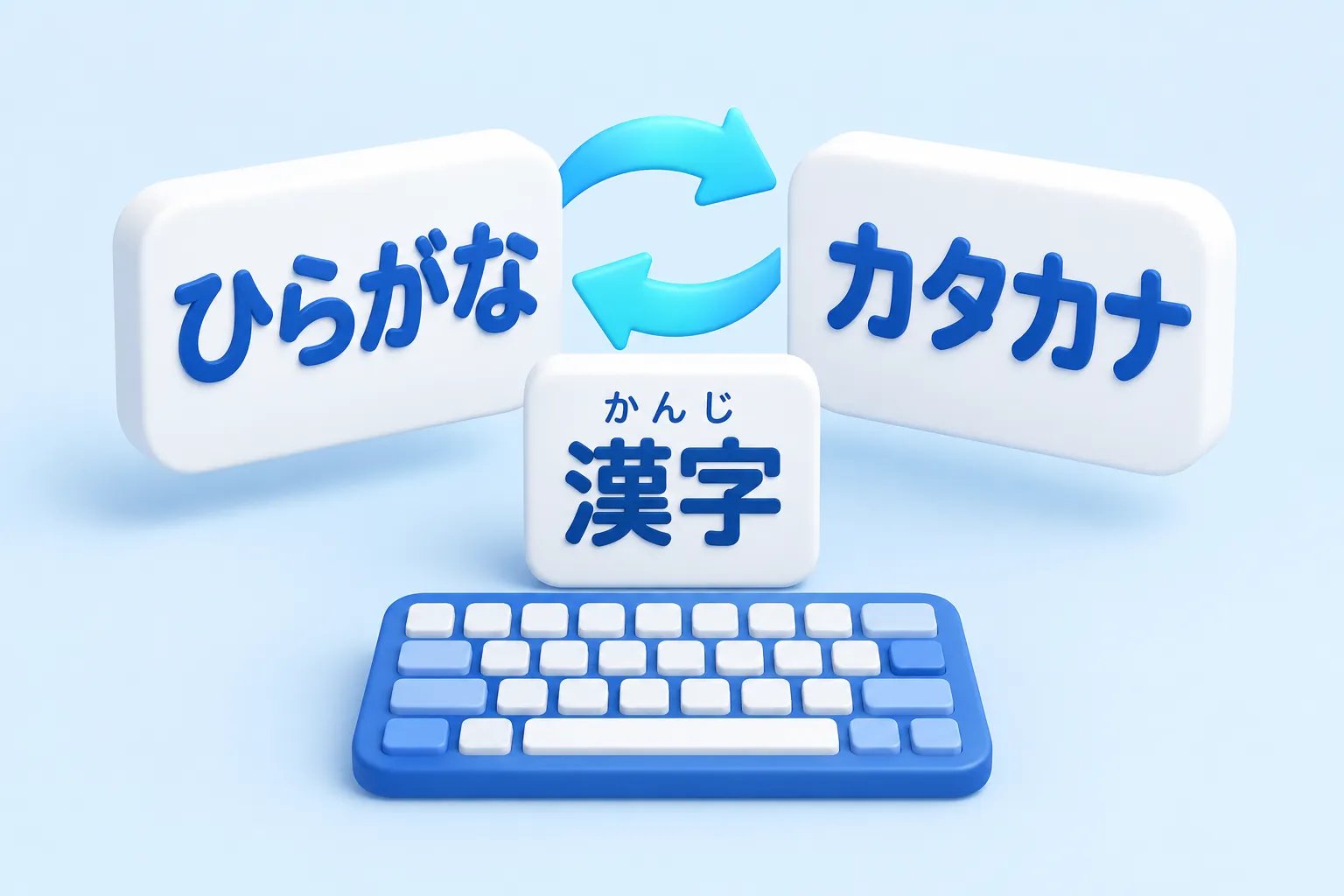 ひらがな・カタカナ・ローマ字変換