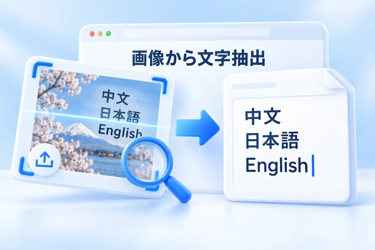 画像文字認識（OCR）ツール