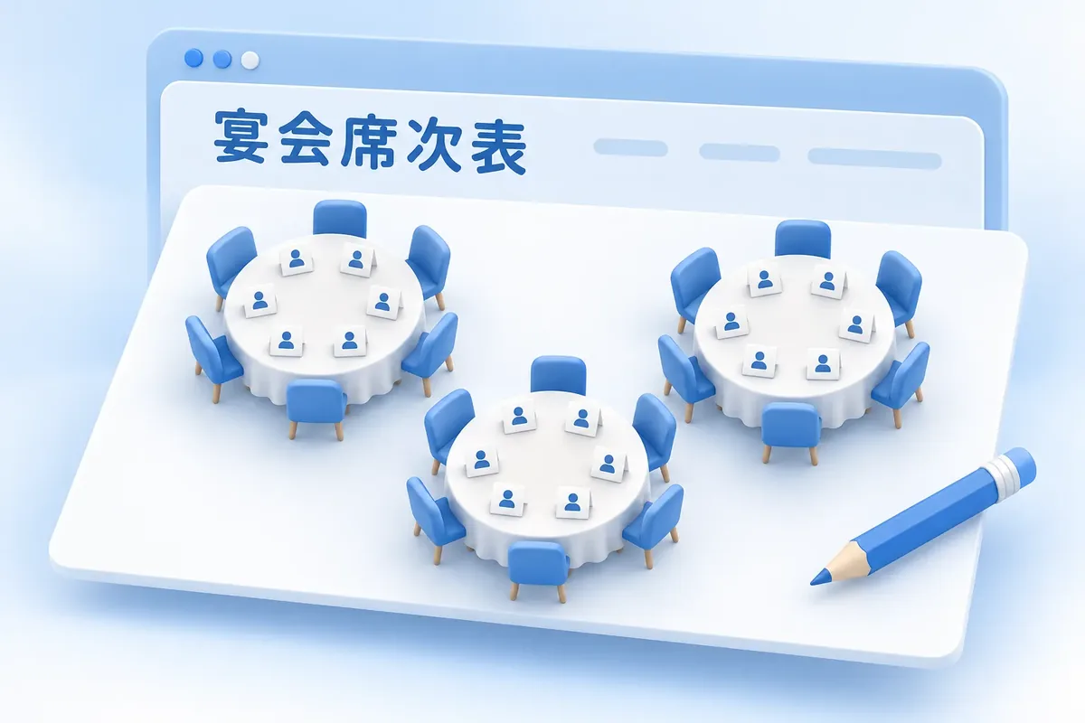 宴会席次表作成ツール